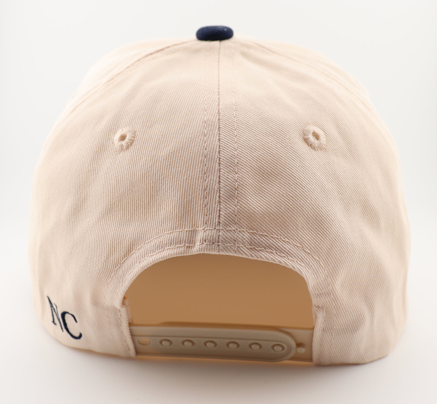 Charlotte Snapback - Off White + Navy