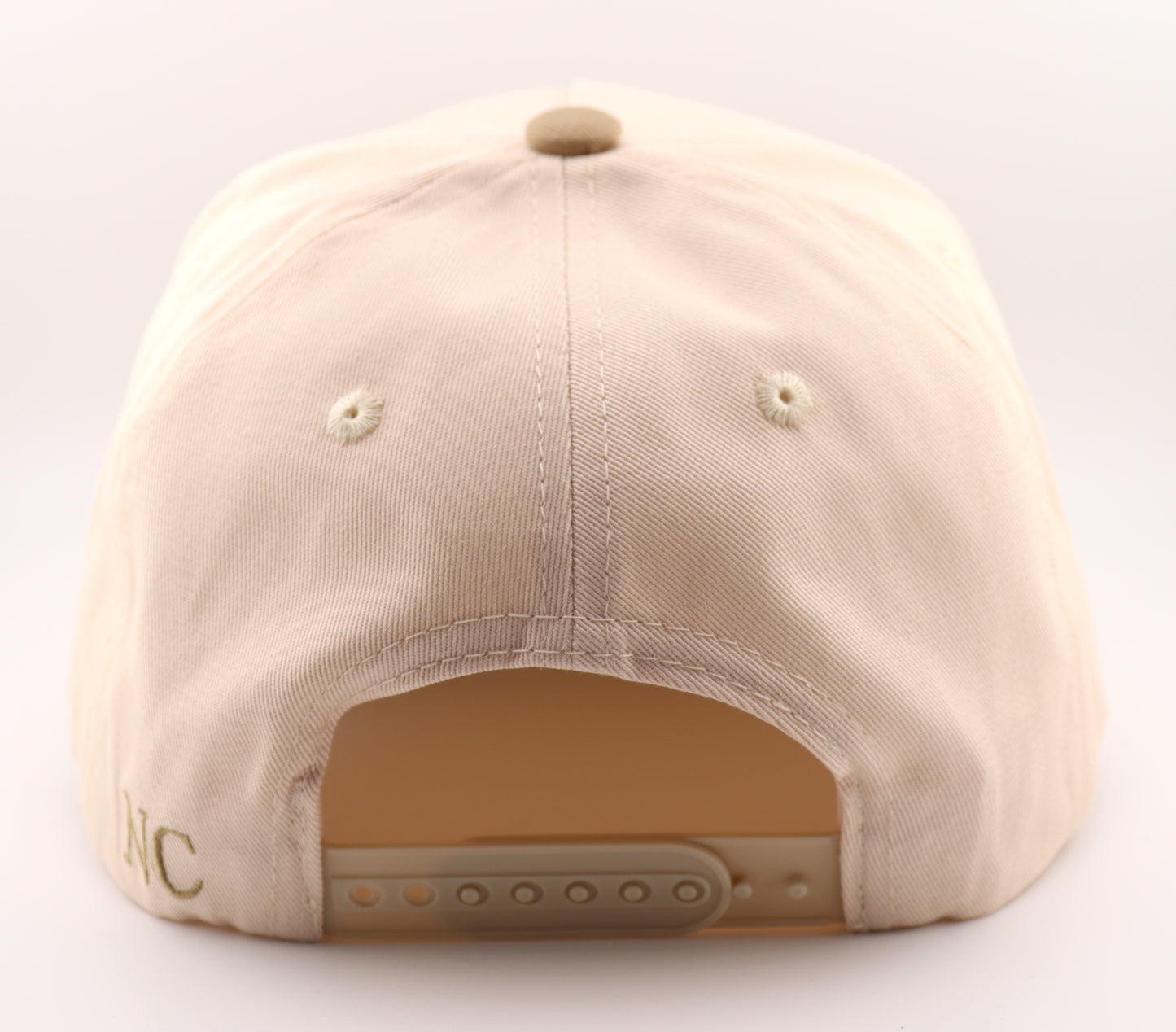 Charlotte Snapback - Off White + Khaki